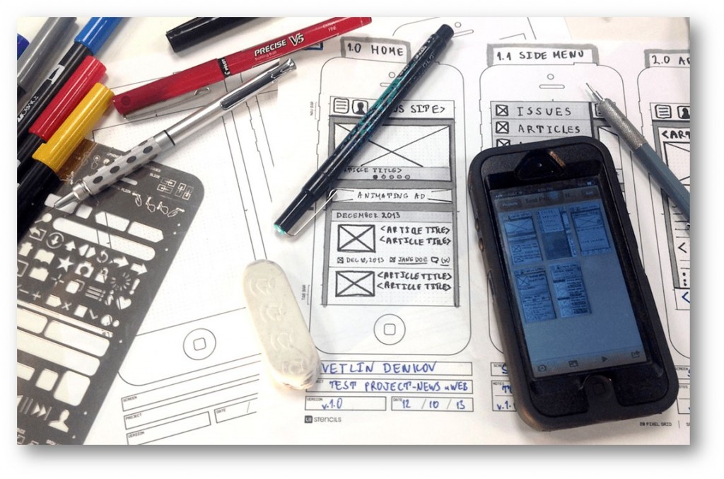 Prototyping toolkit of a UX practitioner